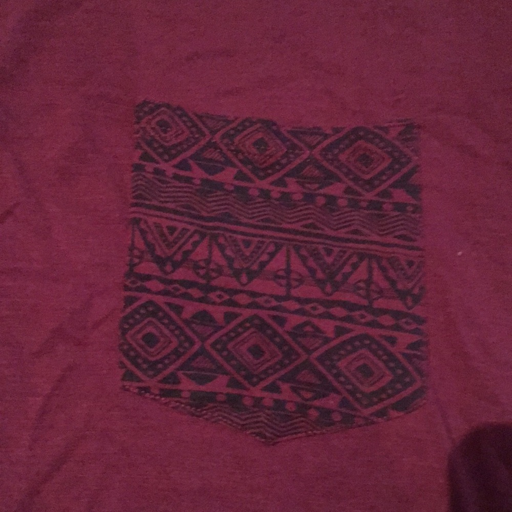 1/2 Sleeve Maroon blouse - Picture 2 of 5